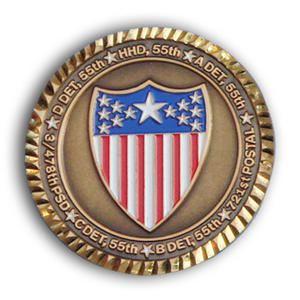 Monedas de Desafío Personalizadas de Doble Cara con Esmalte 3D y Grabado Láser - Product Image 2