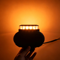 Luz de Advertencia LED de Alta Luminosidad para Montacargas, Lámpara de Trabajo Todoterreno Elíptica, Modos Multifunción con Luz Estroboscópica