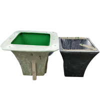 Moule en fibre de verre pour pot de fleurs en béton de jardin, moule extra large en fibre de verre pour jardinière, provenant d'usine chinoise
