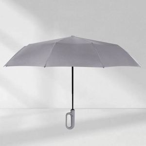 Parapluies de mariage fonctionnels pour l'extérieur avec garantie de satisfaction, parapluie pliable en 3 sections avec crochet pour sac - Product Image 2