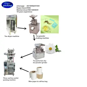 Automático cheio de flores Secas de camomila preço novas culturas para venda linha de produção de processamento de chá