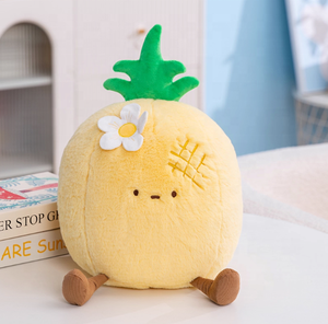 12 pulgadas 30CM adorable fruta cojín peluches <span class=keywords><strong>piña</strong></span> sandía <span class=keywords><strong>y</strong></span> naranja en forma de almohada muñeca juguetes de peluche - Product Image 3