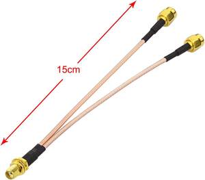 SUPERBAT Câble SMA femelle vers double SMA Câbles de caméra Wifi Antenne 4G LTE Câble SMA <span class=keywords><strong>RG</strong></span> <span class=keywords><strong>316</strong></span> - Product Image 4
