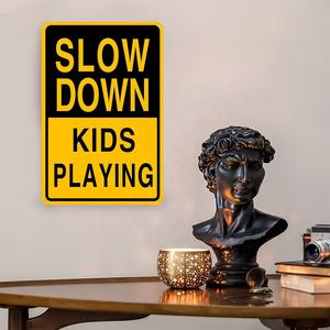 تصميمات Securun ألواح من الألومنيوم للأماكن الخارجية باللون الأسود والأصفر ، حاجز واقي للأمان للأطفال في المقدمة - Product Image 3