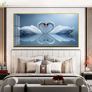 Quadro Decorativo Moderno con Cigno e Cuore, Stampe su Tela di Animali, Poster di Cigni per <span class=keywords><strong>Camera</strong></span> <span class=keywords><strong>da</strong></span> <span class=keywords><strong>Letto</strong></span> - Product Image 6