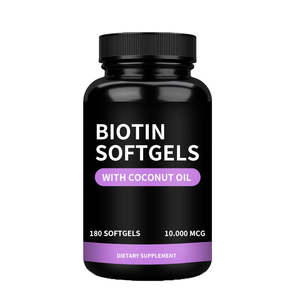 Suplemento Vegano de Biotina en Cápsulas para el Crecimiento del Cabello, Belleza de la Piel y Uñas Fuertes, Marca Privada, para Hombres y Mujeres - Product Image 1