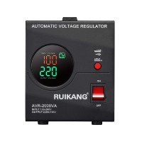 Regulador de Voltaje Automático Inteligente para el Hogar, 1KVA 2KVA, Monofásico, para Refrigerador, Precio al por Mayor