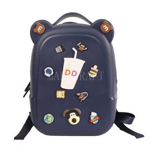 Cute EVA children's bear <b>backpack</b> cartoon ear shape zipper soft back <b>waterproof</b> <b>backpack</b> suitable for daily travel use - Product Image 6