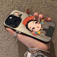 Coques de Téléphone Portable de Luxe Antichoc pour Femme et Fille, Compatibles avec iPhone 17 Air, 16, 15 Plus, Pro Max, 14, 13, 12, 11, X – Housse de Protection Arrière Anti-chute