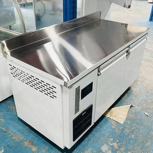 48" 2 Door Under Counter <b>Freezer</b> American Style Work Table With Drawers - Product Image 5