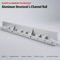 Composants de profilés en alliage d'aluminium sur mesure usinés avec précision, avec services de découpe, soudage et anodisation, série 6000, tempérage T4/T5/T6