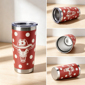 Colorful Eco-Friendly BPA Free Stainless Steel <b>Mug</b> with Custom Inspirational Art Font Vacuum <b>Insulated</b> Tumbler with Clear Lid - Product Image 3