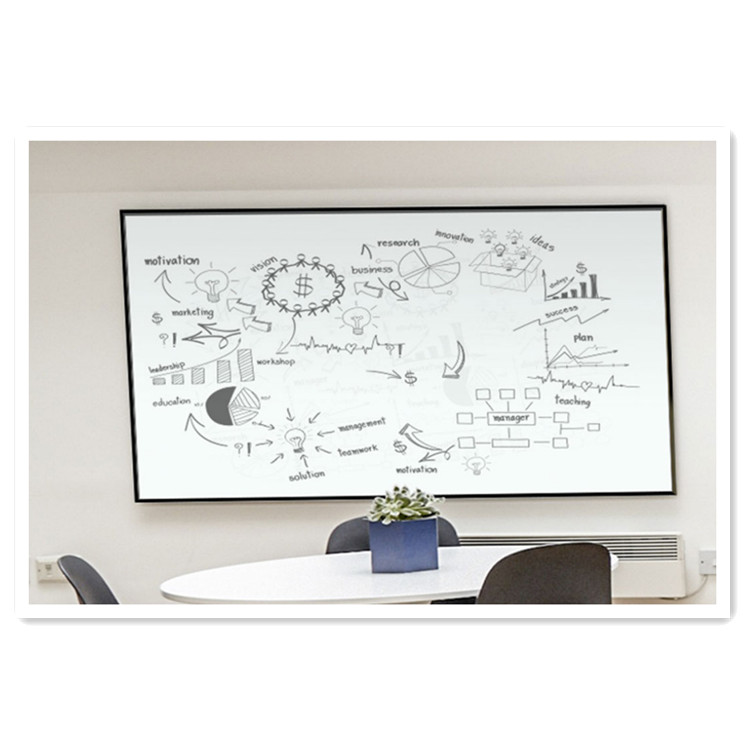 Tempered Glass Whiteboard anti-glare glass touch screen smart board interactive whiteboard white Board Customized Size