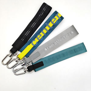 Llaveros personalizados de cinta jacquard, cordones <span class=keywords><strong>para</strong></span> móvil, llaveros de tela, cordones de nailon personalizados, portatarjetas, llaveros de cuero - Product Image 6