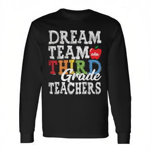 Camiseta de manga larga Dream Team para profesores de tercer grado, para educadores - Product Image 2