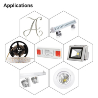 Hualiang VUF-0348-012M4-J 48W 12V 4A Driver LED à découpage ultra-mince de classe 2 pour miroir intelligent avec film anti-buée intégré