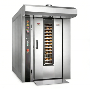 Four rotatif industriel à 32 plateaux, machine à pain haute capacité, équipement de <span class=keywords><strong>boulangerie</strong></span> à grande échelle pour <span class=keywords><strong>boulangerie</strong></span> commerciale - Product Image 1