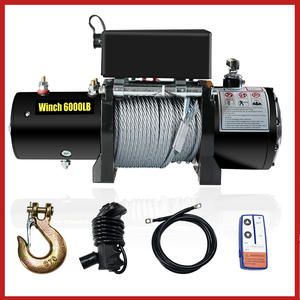 <span class=keywords><strong>Treuil</strong></span> électrique 6000LB pour Jeep Truck SUV ATV UTE, 4WD Off-Road Recovery avec télécommande sans fil, forte puissance de traction - Product Image 2