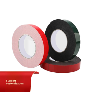 Forte adesivo a doppio lato con <span class=keywords><strong>nastro</strong></span> adesivo in schiuma di 1mm di spessore e pellicola rossa pellicola bianca nera schiuma schiuma adesiva pellicola di carta - Product Image 5