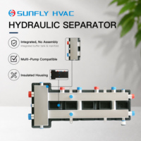 SUNFLY XF22009B Séparateur d'eau hydraulique Flèche hydraulique en acier inoxydable à polissage fin