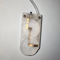 Boîtier de batterie transparent CFEIBEN CR2032 avec fil de 15 cm, interrupteur marche/arrêt, terminal, matériau plastique, certifié CE