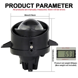 3.0 Inch Bi <b>LED</b> Fog Lamp Driving <b>Light</b> Yellow White Low High Beam 45W <b>Led</b> <b>Projector</b> Fog <b>Lights</b> Retrofit Fog <b>Lights</b> - Product Image 4