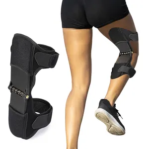 Power Knee Brace Joint Support Power Knee Stabilizer Pads Protective Gear Booster with Powerful Springs for Men/Women weak Legs