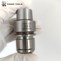HSK32E ER20MS Tool Holder Kecepatan Tinggi 40000RPM G2.5 Balanced Slim Mini Nut Collet Chuck untuk CNC Milling