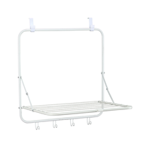 Séchoir à linge mural pliable le plus vendu, étendoir suspendu sur porte pour cuisine et salle de bain, utilisation polyvalente