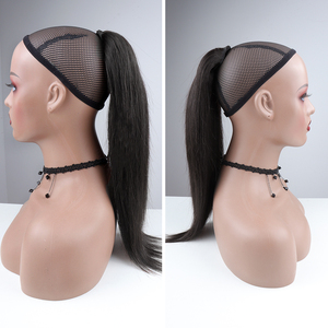 ผมต่อหางม้าแบบผูกผมมนุษย์22นิ้วแฟชั่นแบบตะวันออก - Product Image 5