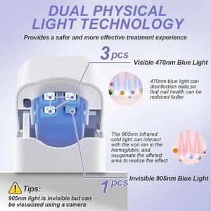 Dispositivo laser Showell SMD-79 per il trattamento della micotica delle unghie con luce LED e 35 LED per uso domestico, per onicomicosi delle unghie dei piedi. - Product Image 4