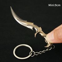 Porte-clés personnalisés Valorant en gros, porte-clés pistolet, porte-clés 3D, modèle d'arme, couteau Forsaken