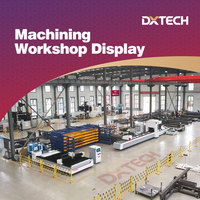 Machine de découpe laser à fibre automatique CNC DXTECH 6 kW 8 kW pour plaques et tubes, découpeuse laser pour acier au carbone et acier inoxydable