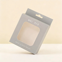 Boîte à fenêtre sur mesure à prix super bas, aimants de réfrigérateur imprimés en carton blanc 400g, jouets, boîte en papier avec film transparent
