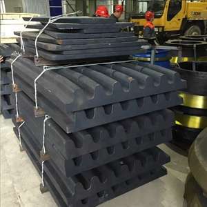 Plaques de <span class=keywords><strong>concasseur</strong></span> à mâchoires en acier à haute teneur en manganèse Zhengzhou Yiwei, pièces de machines minières, pièces de modèles mobiles et fixes pour l'extraction de minerai - Product Image 6