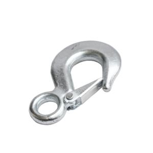 ר"י אבץ מצופה Tow מנוף הרמת מזויף עין לתפוס וו עם תפס בטיחות - Product Image 3