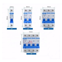Disjoncteur miniature CHINT NXB-63 C6 C63 32A 16A 40A 50A 63A 100A 125A 1P 2P 3P 4P 100% neuf en stock