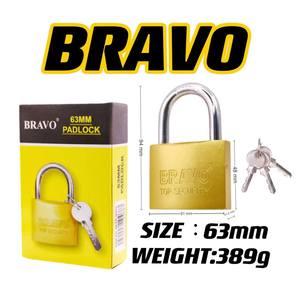 <span class=keywords><strong>Candado</strong></span> dorado Bravo <span class=keywords><strong>de</strong></span> alta <span class=keywords><strong>seguridad</strong></span> con 3 Llaves para el mercado sudamericano Suministro directo <span class=keywords><strong>de</strong></span> fábrica 20-75mm - Product Image 4