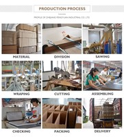 Venta al por mayor de madera personalizada 3D Shadow Box Frame para la decoración del hogar-Pintura de la habitación colgante