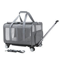 2026 Sac de transport pliable pour petits chiens, approuvé par les compagnies aériennes, avec roues, pour voyage, camping et extérieur
