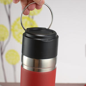 Logo personnalisé 500ml 700ml adapté aux bouteilles chaudes et froides avec couvercle à poignée - Product Image 4