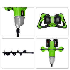 Đa chức năng Li-ion điện đào lỗ dụng cụ làm vườn không chổi than Trái Đất khoan khoan máy - Product Image 4