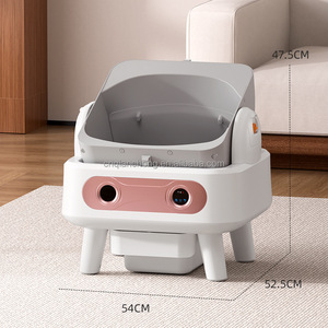 Litière <span class=keywords><strong>pour</strong></span> chat autonettoyante intelligente à succès, contrôle par application, grande capacité 75L, contrôle des odeurs, automatique - Product Image 6