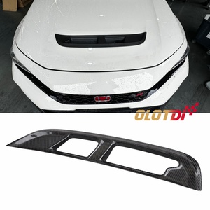 Cubierta de Ventilación de Admisión de Aire para Capó de Motor, de Fibra de Carbono Seca, para Honda Civic FL5 TYPE-R 2022-2023, Tuning Automotriz - Product Image 2