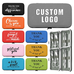 Giá thấp khuyến mãi thép không gỉ Nail Clipper <span class=keywords><strong>Set</strong></span> chăm sóc cá nhân du lịch quà tặng Nail Clipper Tool Kit với biểu tượng tùy chỉnh - Product Image 1