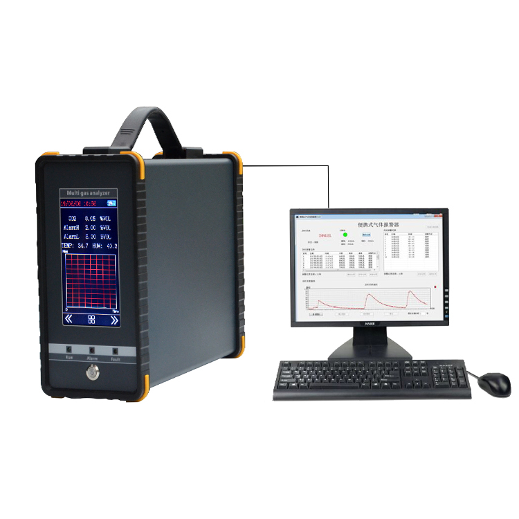 Portable Flue Gas Analyzer Pollution Source