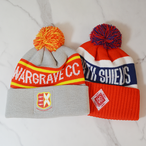 Fabrication de chapeaux tricotés de créateur Pom Pom Sport Logo brodé Golf Bobble Hat Bonnet personnalisé en tricot Tuque personnalisé Bonnet <span class=keywords><strong>d</strong></span>'hiver - Product Image 2