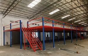 Sistema de Estanterías Metálicas Prefabricadas Industriales de Alta Resistencia Q235 con Recubrimiento en Polvo y Protección Contra la Corrosión para Montaje en Techo, de 2 a 5 Niveles - Product Image 3