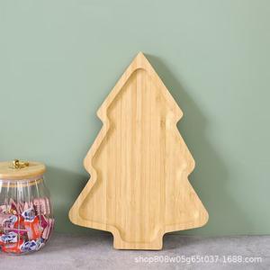 Bandeja de servir de madera con forma de manzana, color natural, para el hogar, cocina, platos para frutas y aperitivos - Product Image 4