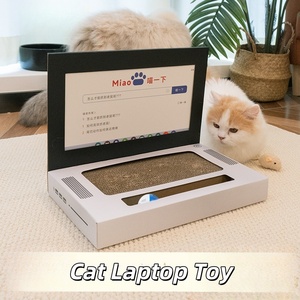 Thiết kế mới sóng mèo gãi Hội Đồng Quản trị với bóng theo dõi máy tính xách tay vật nuôi gãi Hội Đồng Quản trị tương tác mèo đồ chơi - Product Image 4